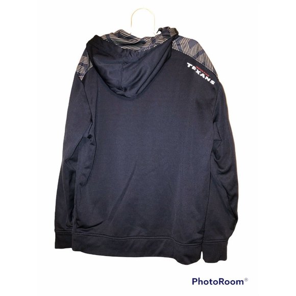 Majestic Houston Texans Blue Hoodie Men’s Medium - Picture 3 of 8